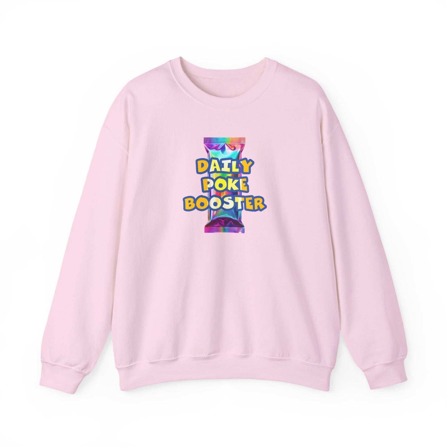 Daily Poke Booster Crewneck Sweatshirt | Cozy Unisex Sweatshirt, Casual Wear, Lounge Gift, Relaxation Apparel, Fall Fashion