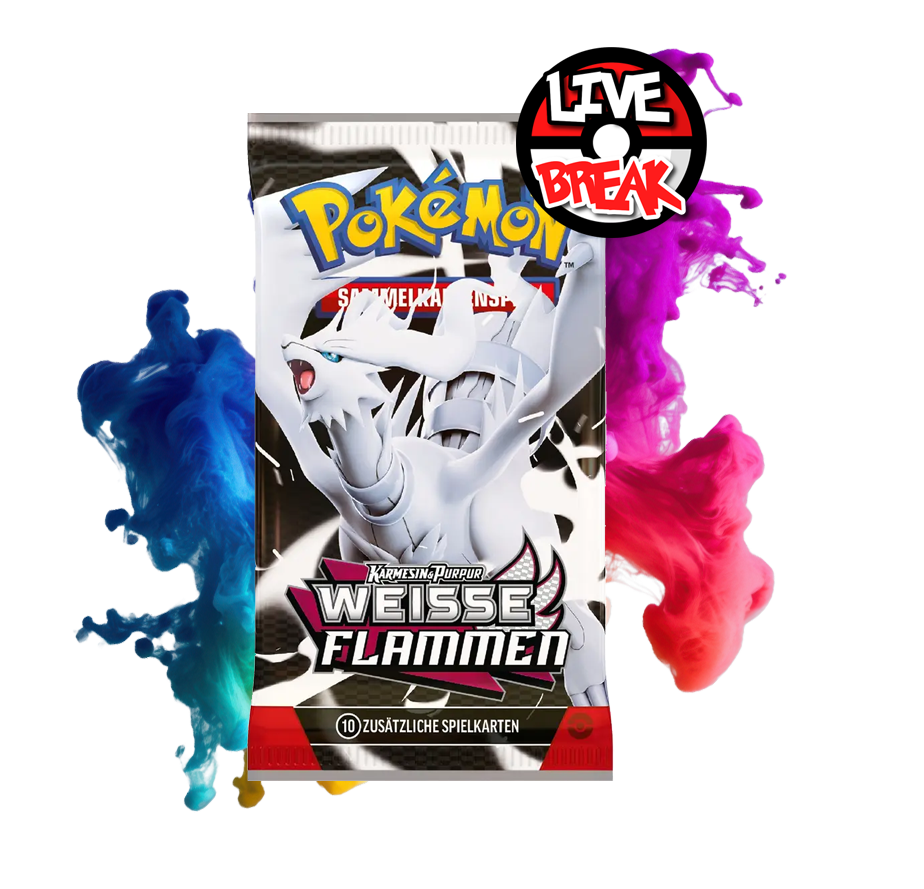 Weiße Flammen Top-Trainer-Box