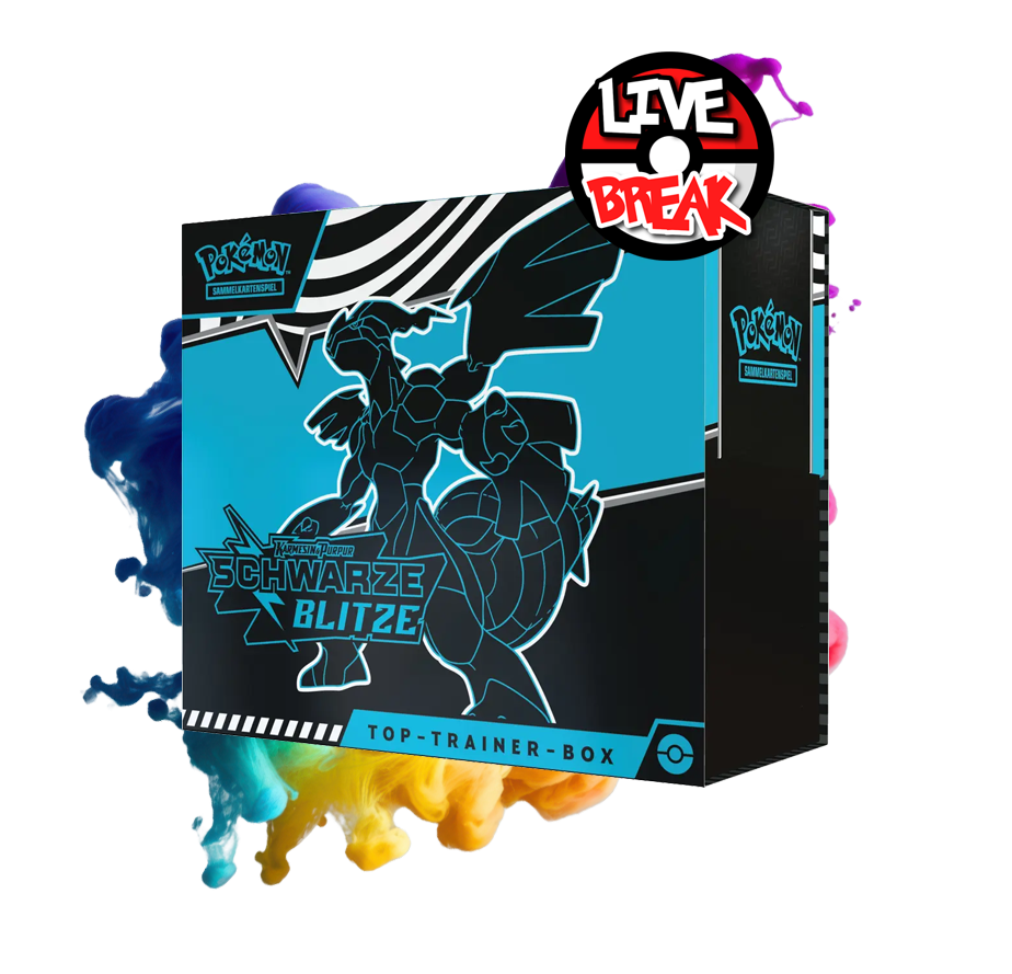 Schwarze Blitze Top-Trainer-Box