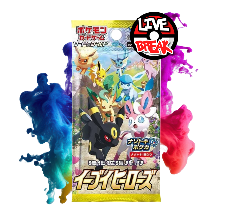 Eevee Heroes Booster | s6a *japanisch* | Live Break
