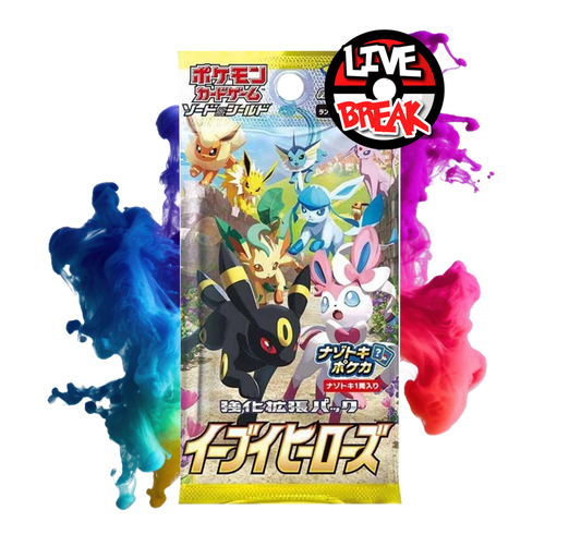 Eevee Heroes Booster | s6a *japanisch* | Live Break