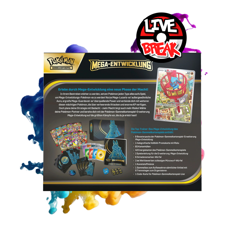 MEGA Entwicklungen Top-Trainer-Box | Lucario | Live Break