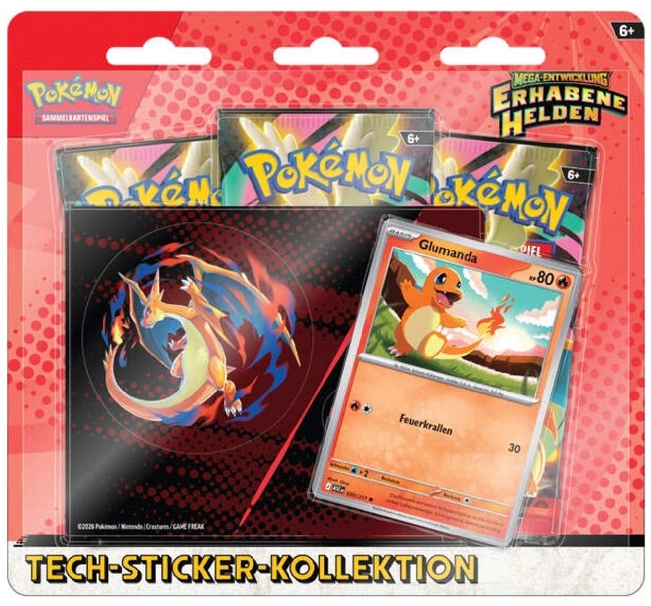Erhabene Helden Tech Sticker Mega-Entwicklung Pokémon Karten