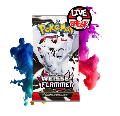 Weiße Flammen Top-Trainer-Box