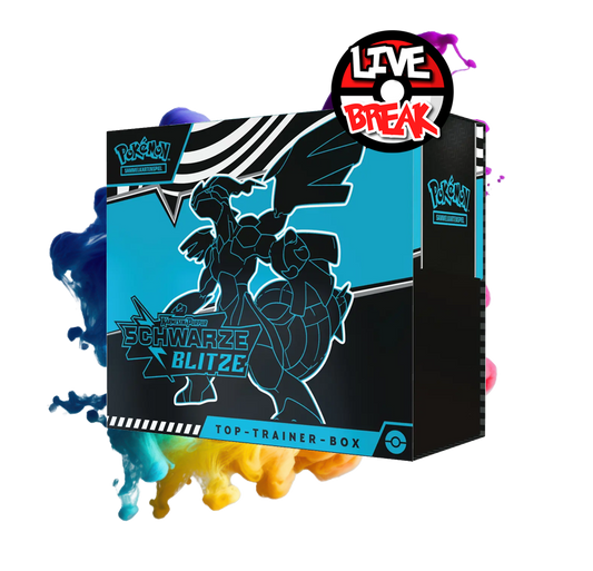 Schwarze Blitze Top-Trainer-Box