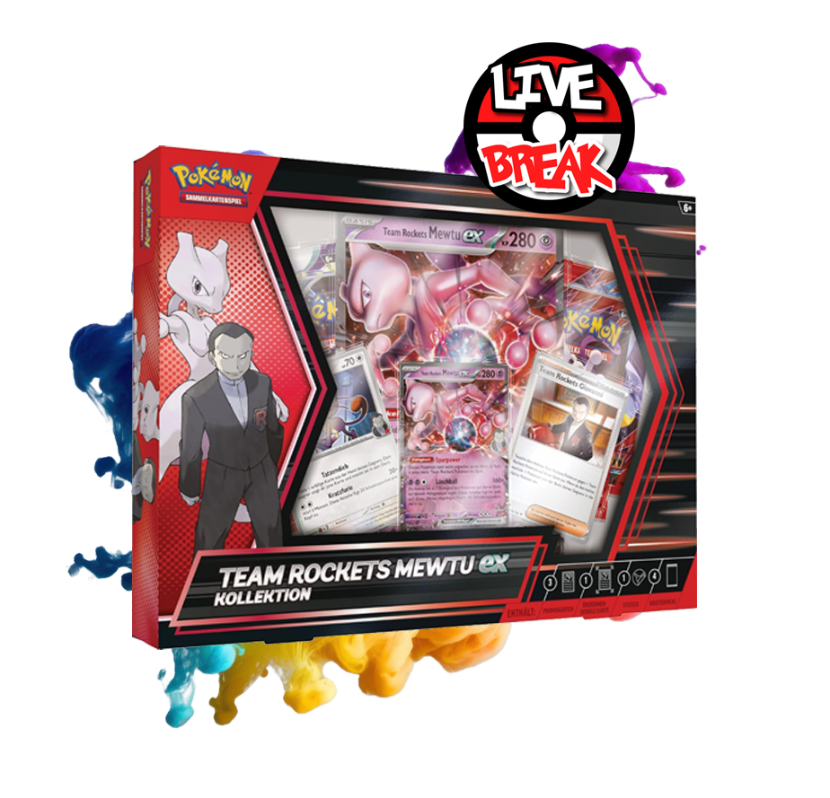Team Rockets Mewtu ex Kollektion | Live Break